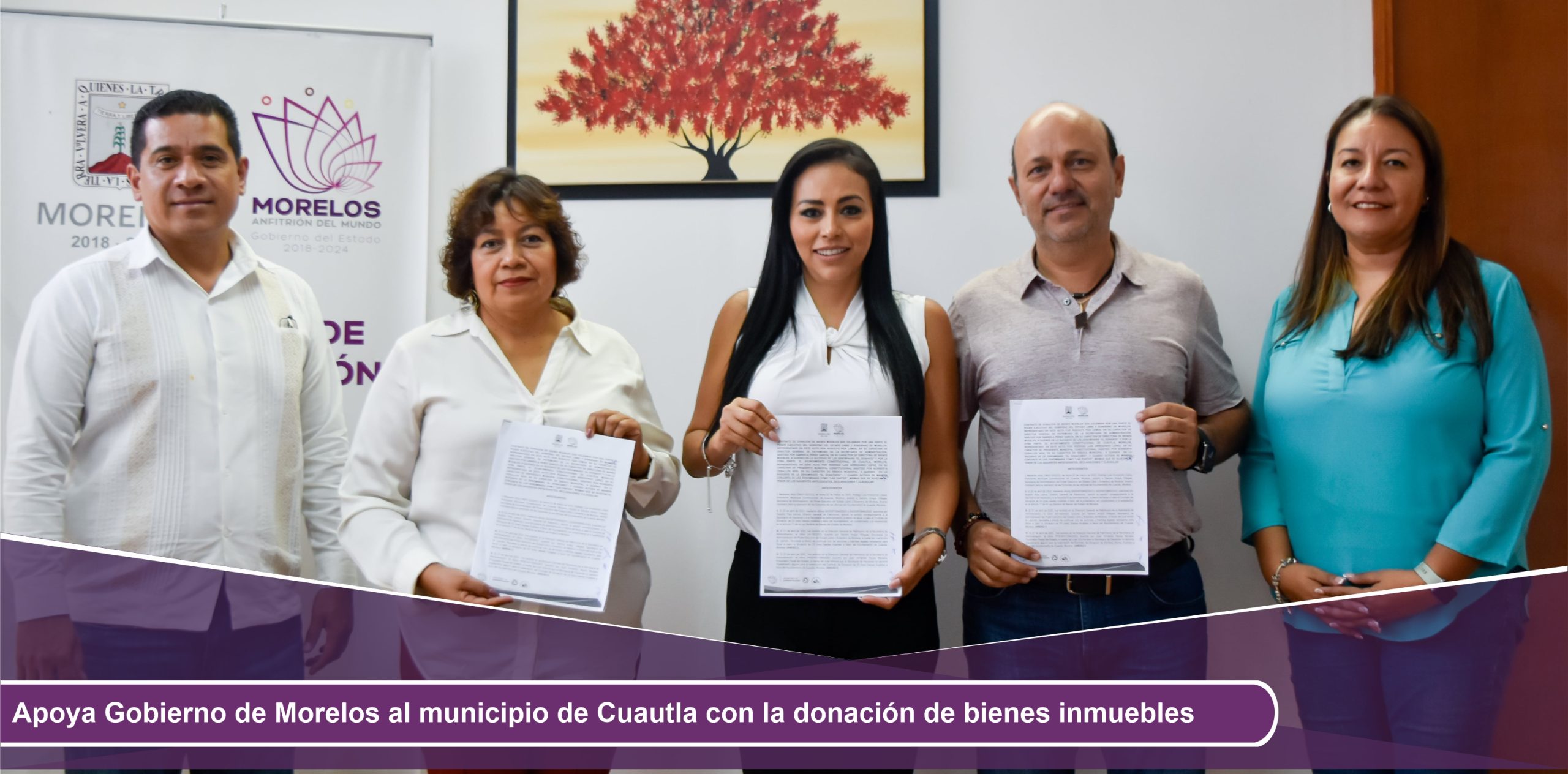 Apoya Gobierno de Morelos al municipio de Cuautla con la donación de bienes inmuebles