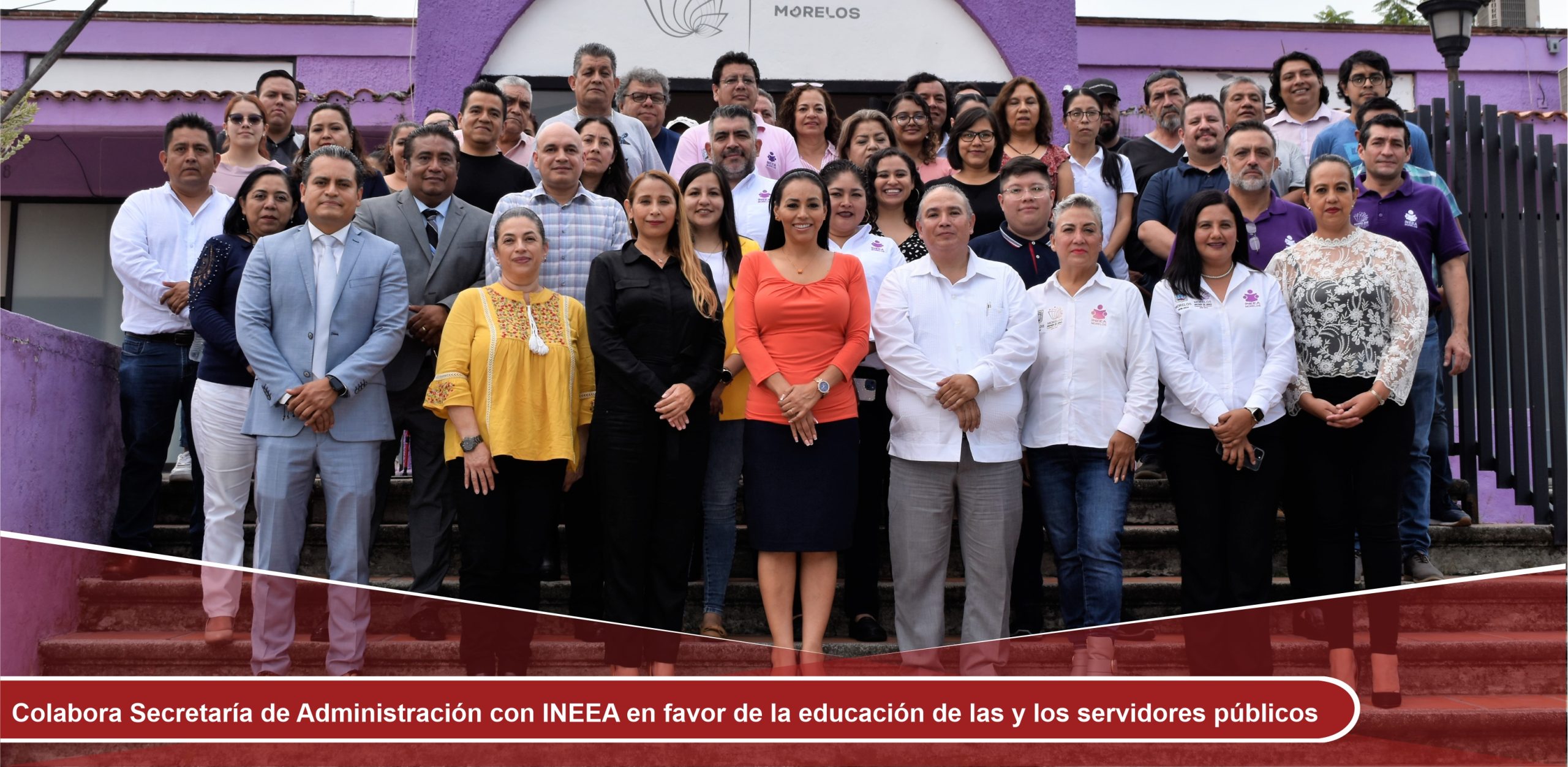 Colabora Secretaría de Administración con INEEA en favor de la educación de las y los servidores públicos